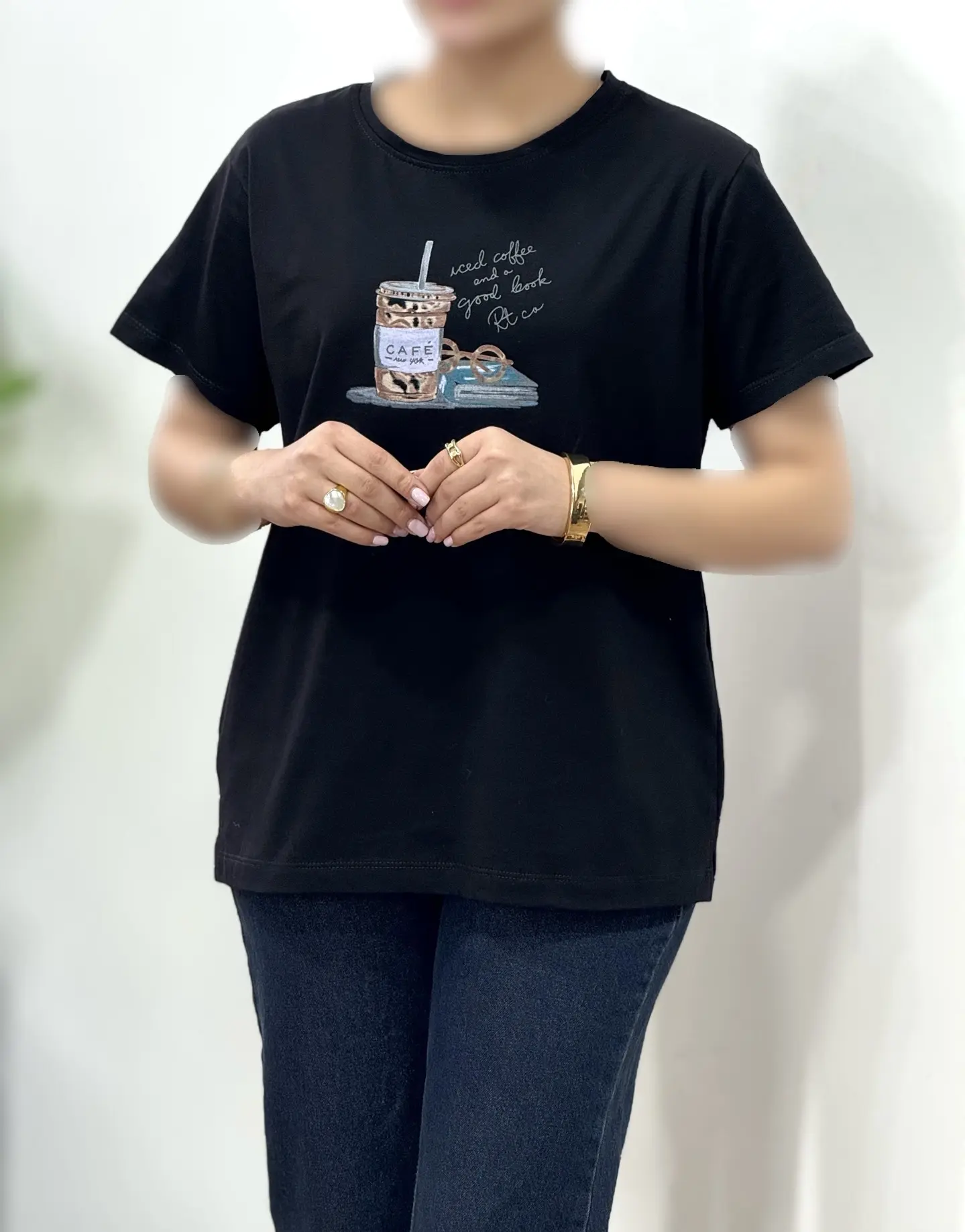 تیشرت زنانه کافی